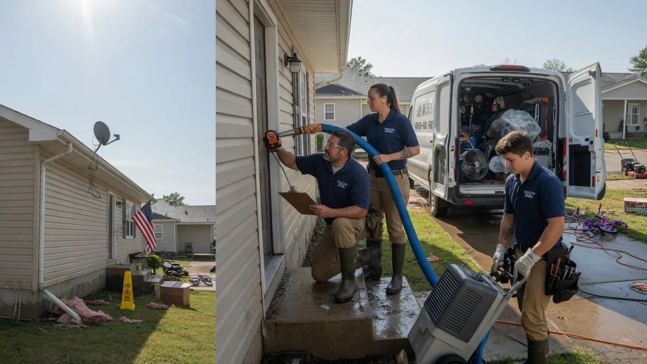 Ceiling Water Damage Restoration in Green Springs, OH near me